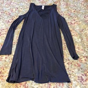 Swingy Flirty Cold Shoulder Dress